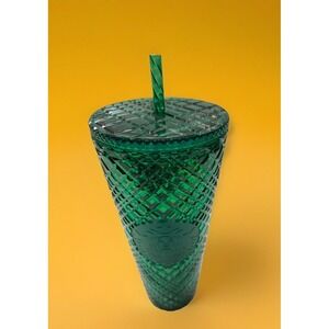 Starbucks 2021‎ Emerald Green Jeweled Holiday Venti Gradient 24 oz Tumbler Cup